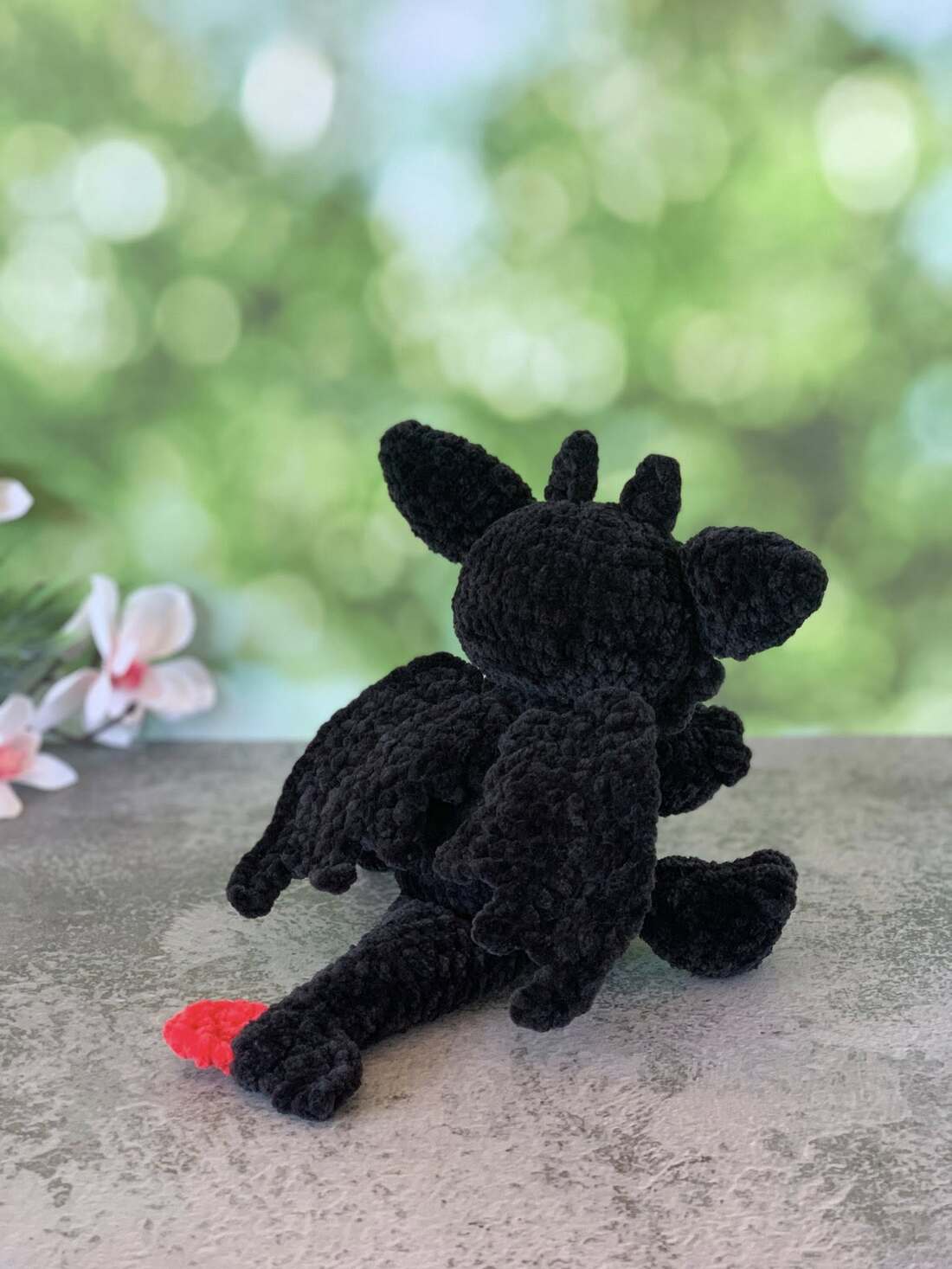 Peluche dragon (Krokmou) Les mailles calines
