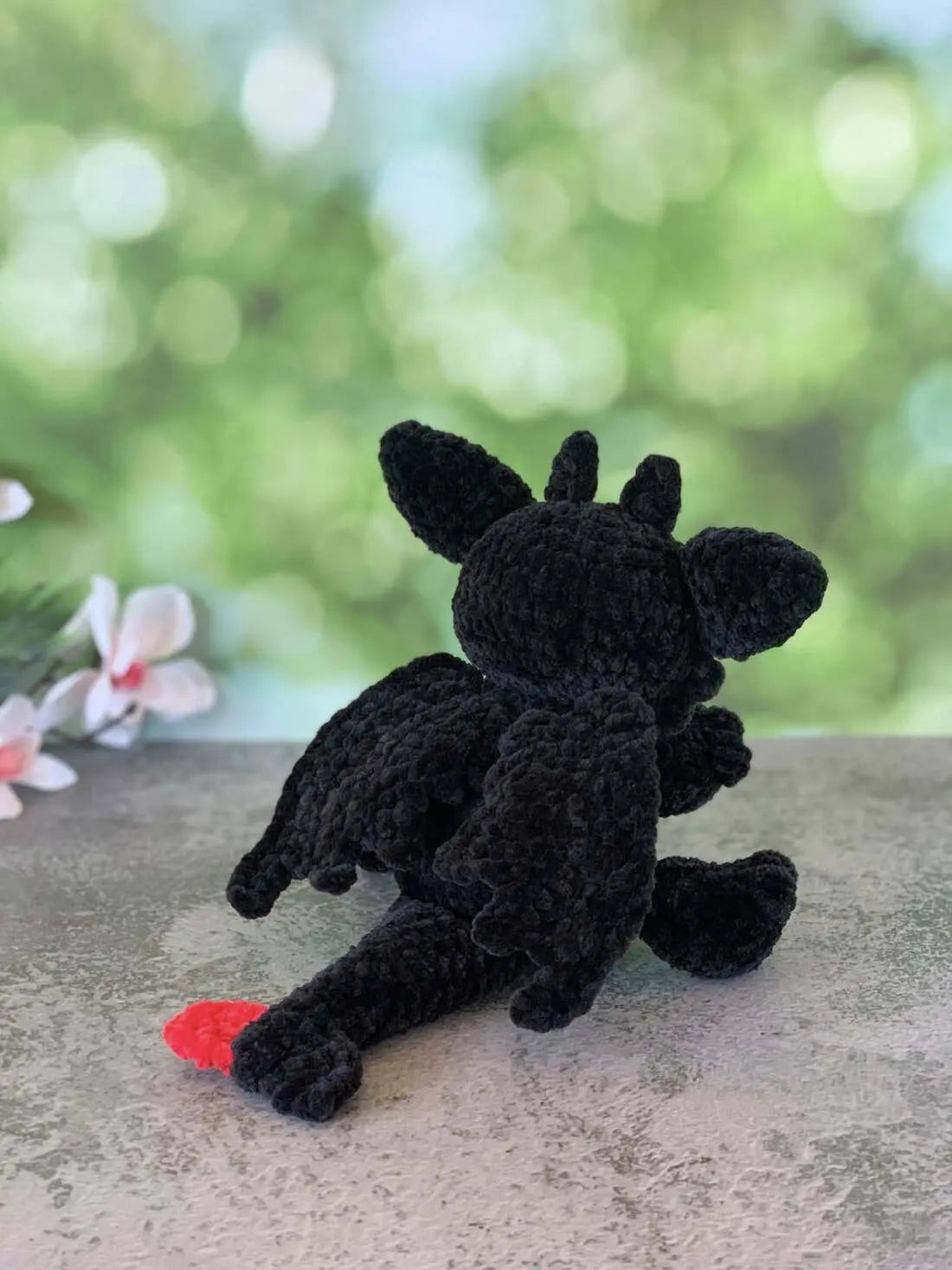 Peluche dragon (Krokmou) Les mailles calines