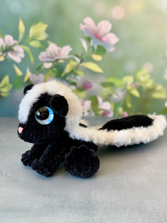 Peluche putois (Skiddles) Les mailles calines