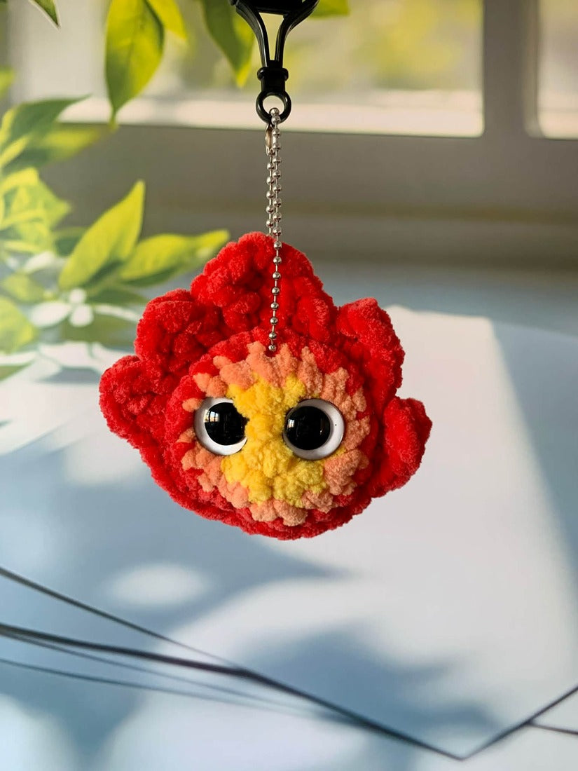 Porte-clés Calcifer Les mailles calines