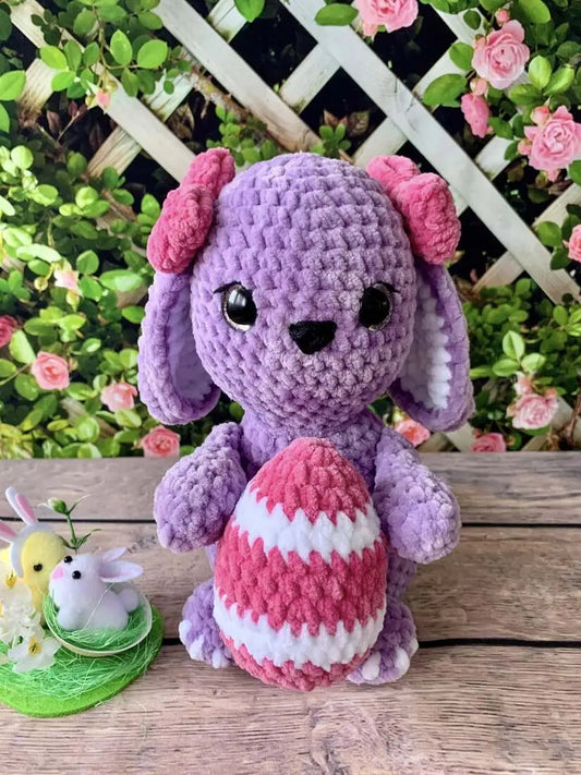 Peluche lapin de Paques (Lily) Les mailles calines