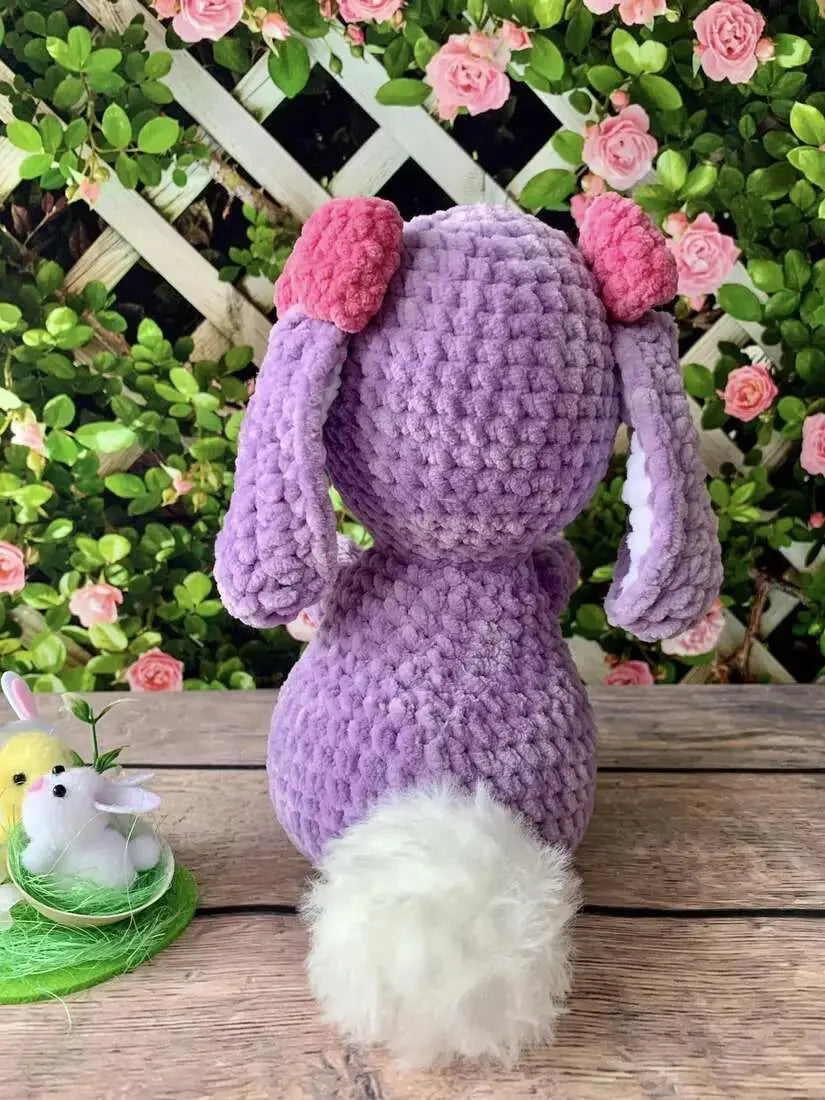 Peluche lapin de Paques (Lily) Les mailles calines