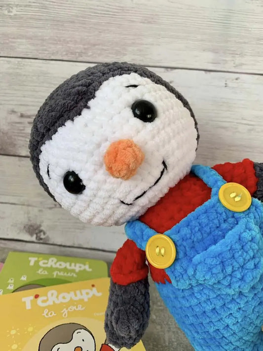 Peluche T'choupi Les mailles calines
