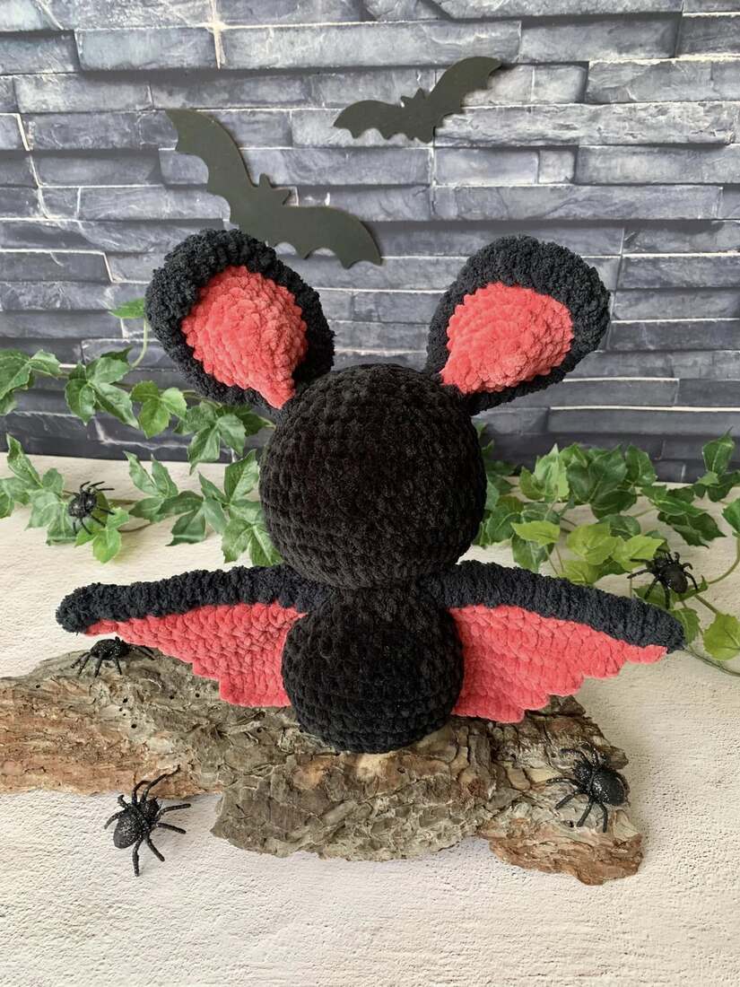 Peluche chauve-souris Les mailles calines