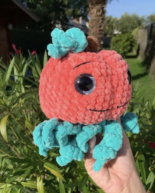 Peluche citrouille Les mailles calines