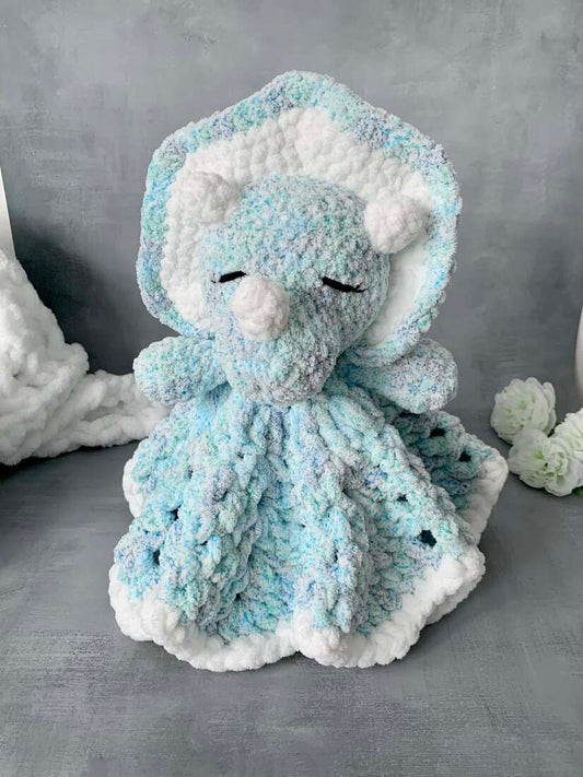 Doudou plat tricératops - Les Mailles Calines