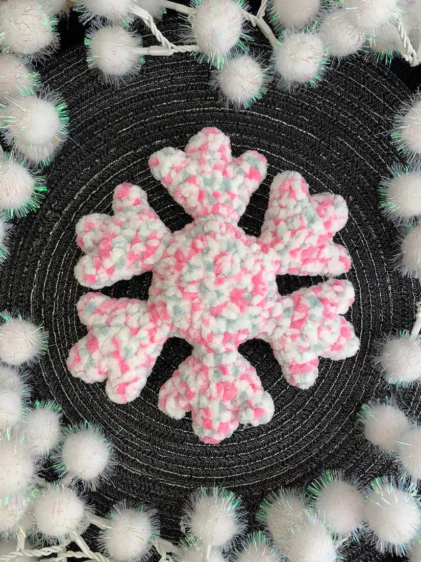 Peluche flocon de neige Les mailles calines