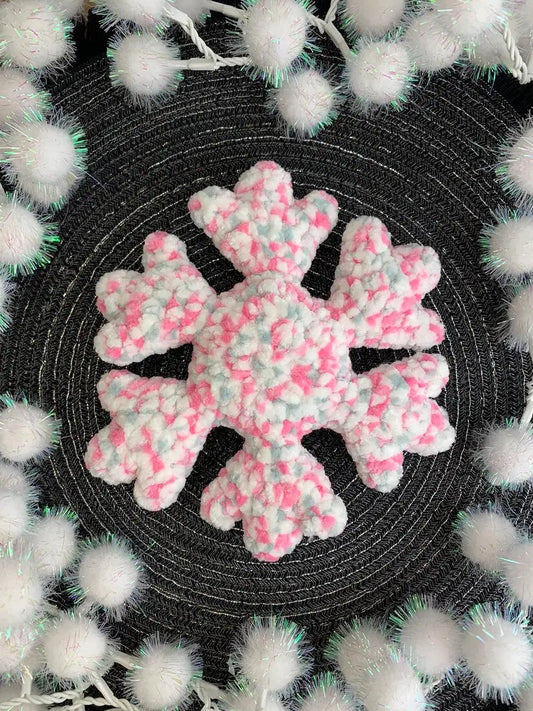 Peluche flocon de neige Les mailles calines
