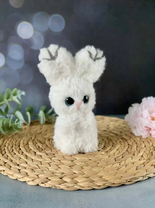 Peluche mini lapin polaire (Lumi) Les mailles calines