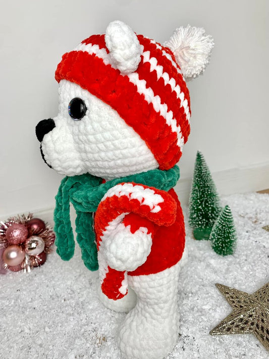 Ours de Noël - Les Mailles Calines