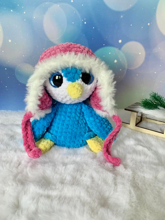 Pingouin avec bonnet - Les Mailles Calines