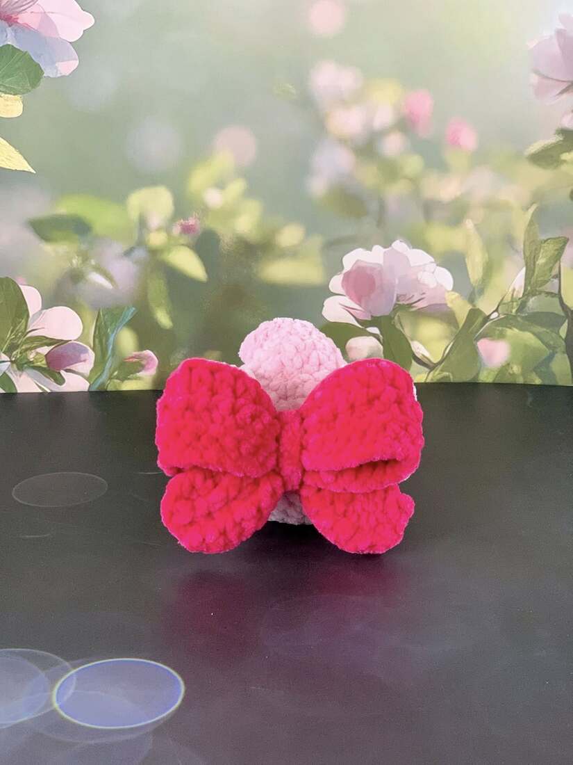 Peluche Pokémon Rondoudou avec noeud en crochet sur les Mailles Calines