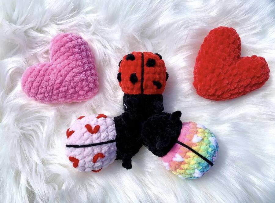 Porte-clés coccinelle - Les Mailles Calines