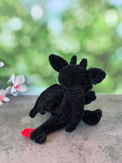 Peluche dragon (Krokmou) Les mailles calines