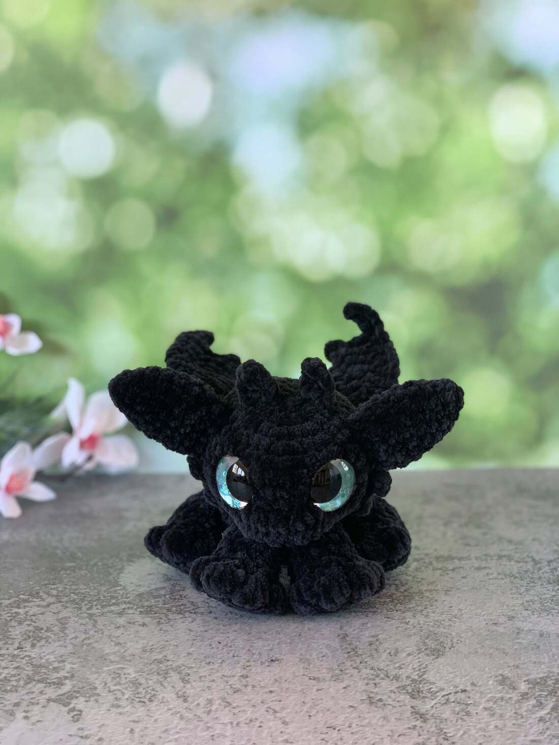 Peluche dragon (Krokmou) Les mailles calines