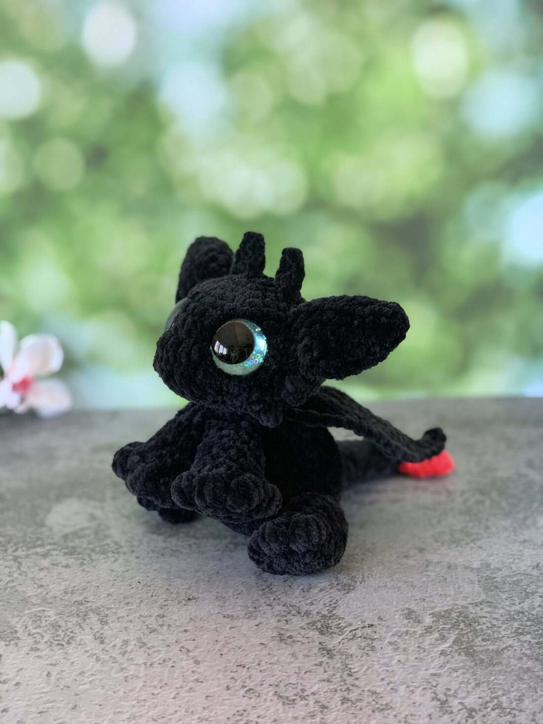 Peluche dragon (Krokmou) Les mailles calines