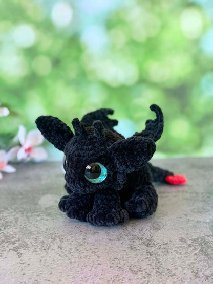 Peluche dragon (Krokmou) Les mailles calines