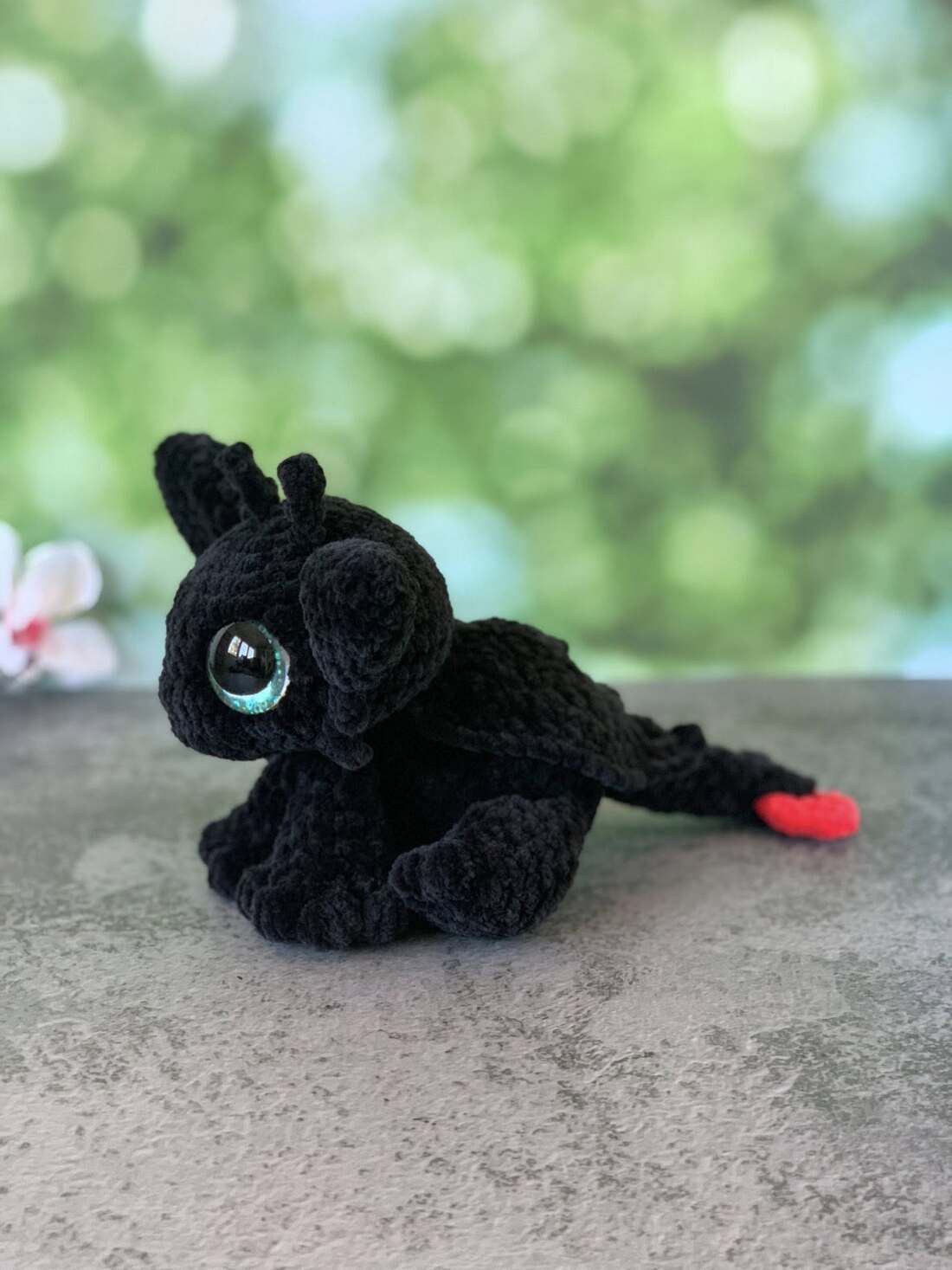 Peluche dragon (Krokmou) Les mailles calines