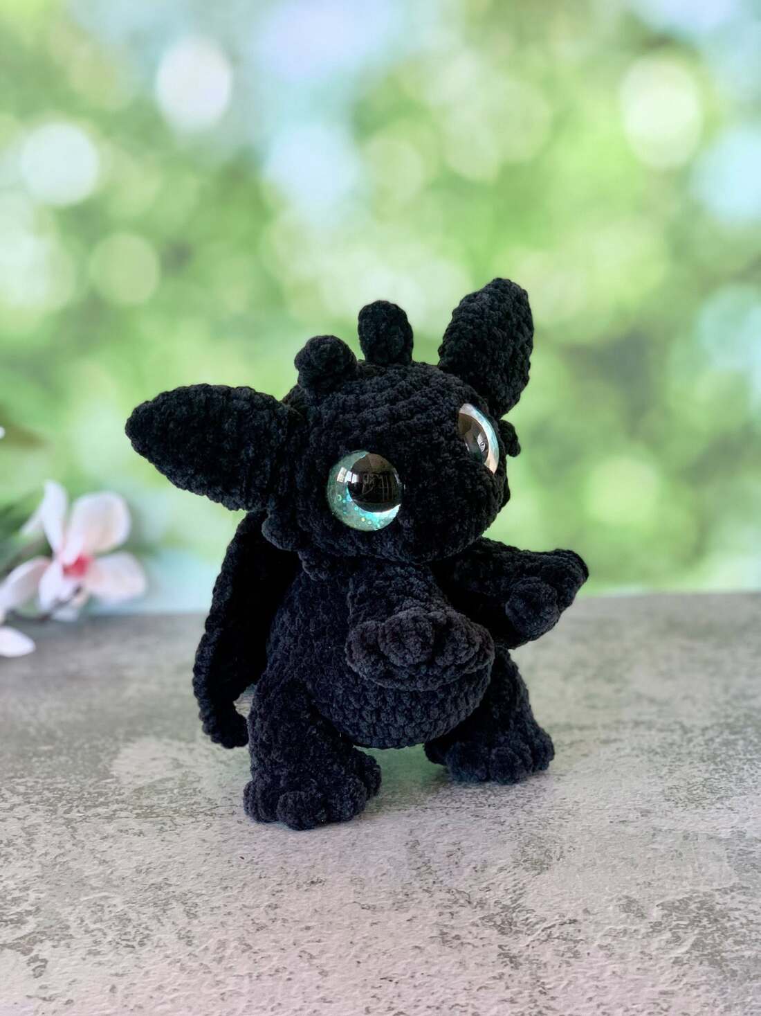 Peluche dragon (Krokmou) Les mailles calines