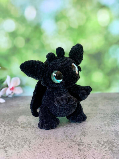 Peluche dragon (Krokmou) Les mailles calines