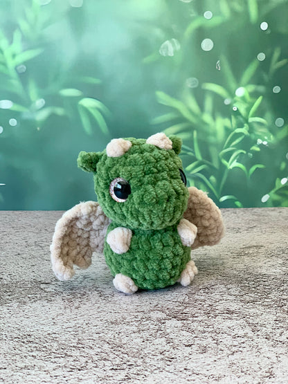 Peluche bébé dragon Les mailles calines