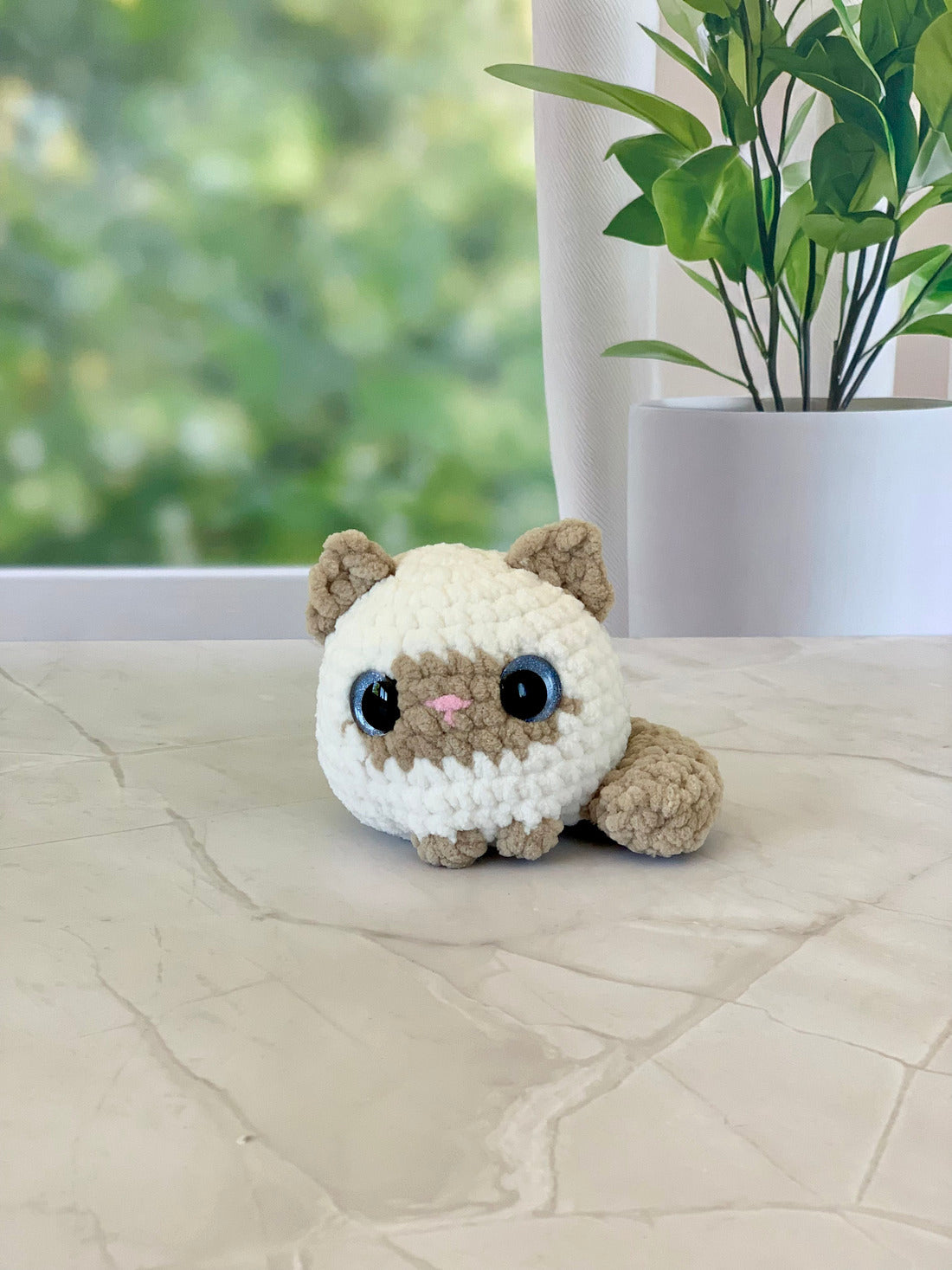 Peluche Chat Les mailles calines