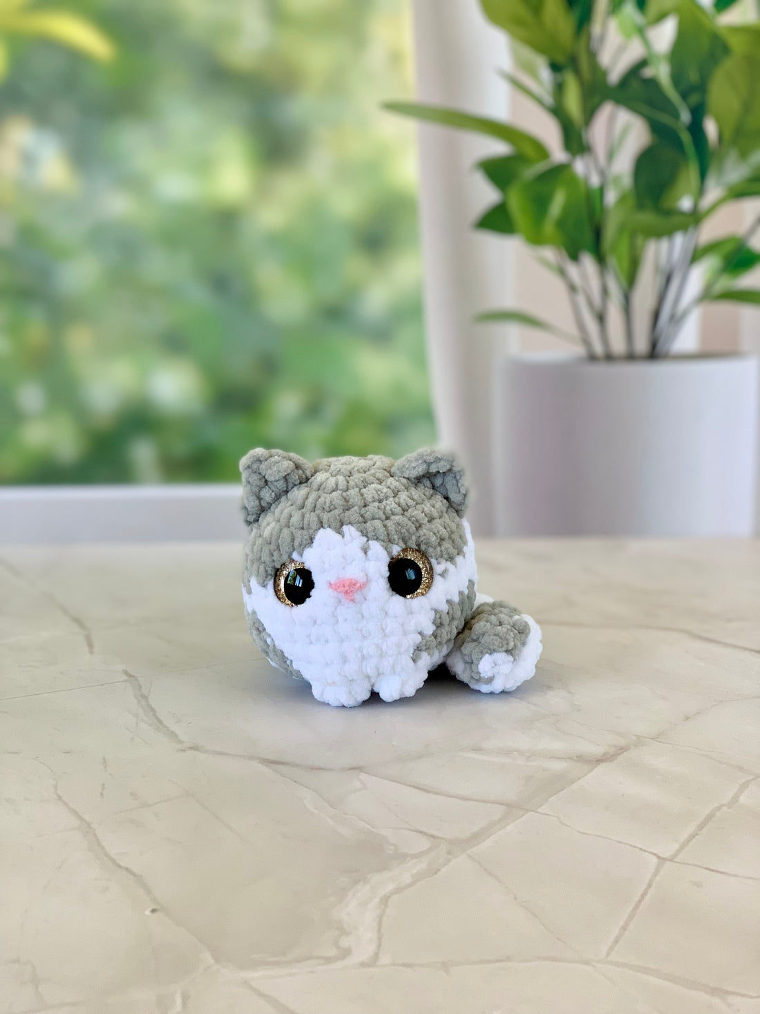 Peluche Chat Les mailles calines