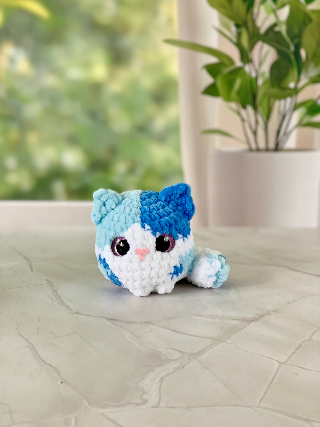 Peluche Chat Les mailles calines