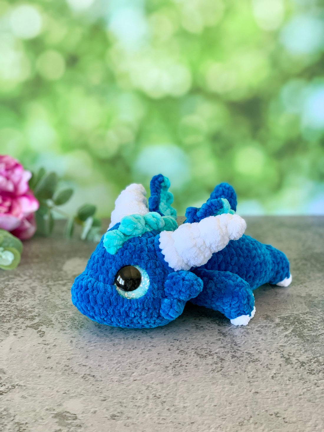 Peluche dragon (Devon) Les mailles calines