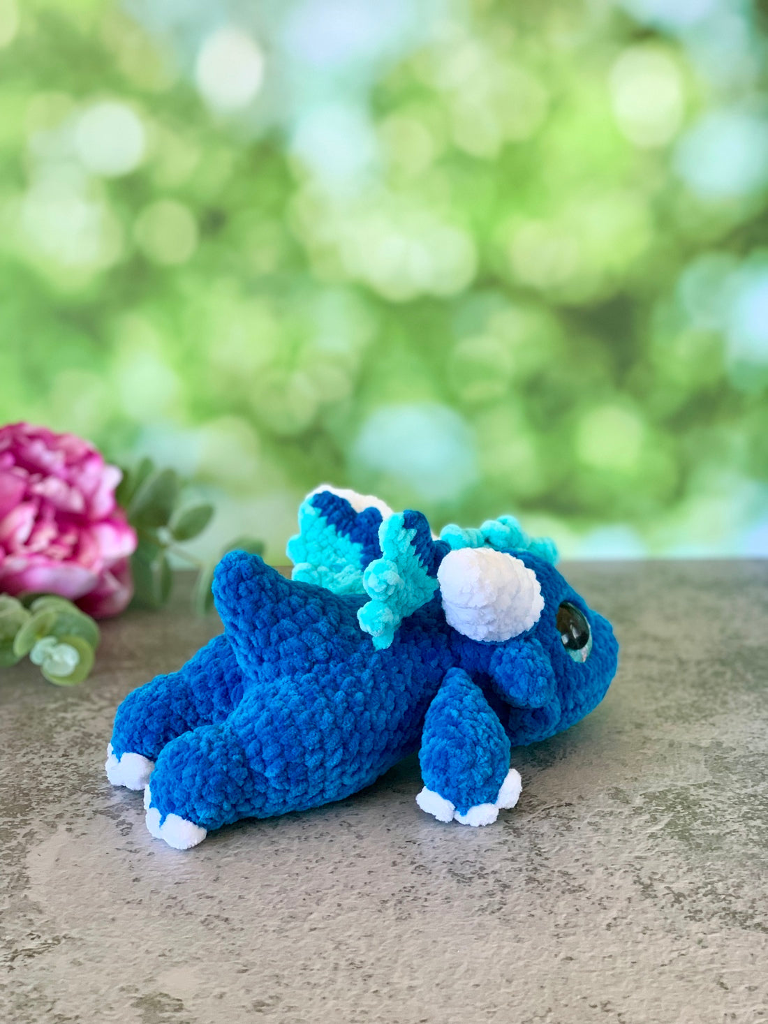 Peluche dragon (Devon) Les mailles calines