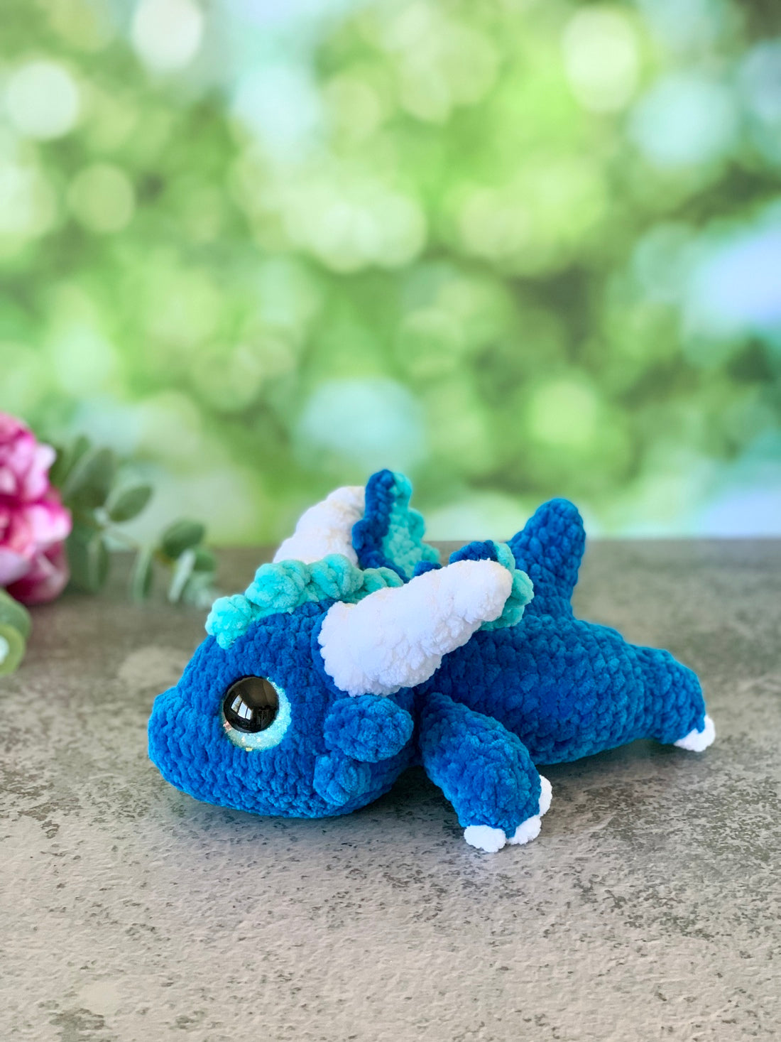 Peluche dragon (Devon) Les mailles calines
