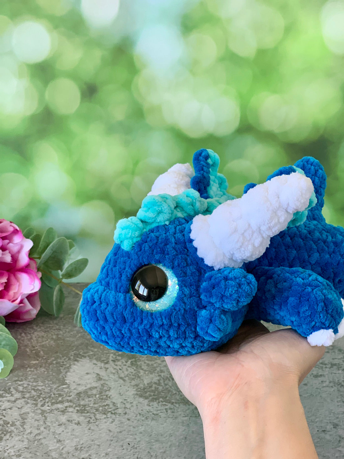 Peluche dragon (Devon) Les mailles calines