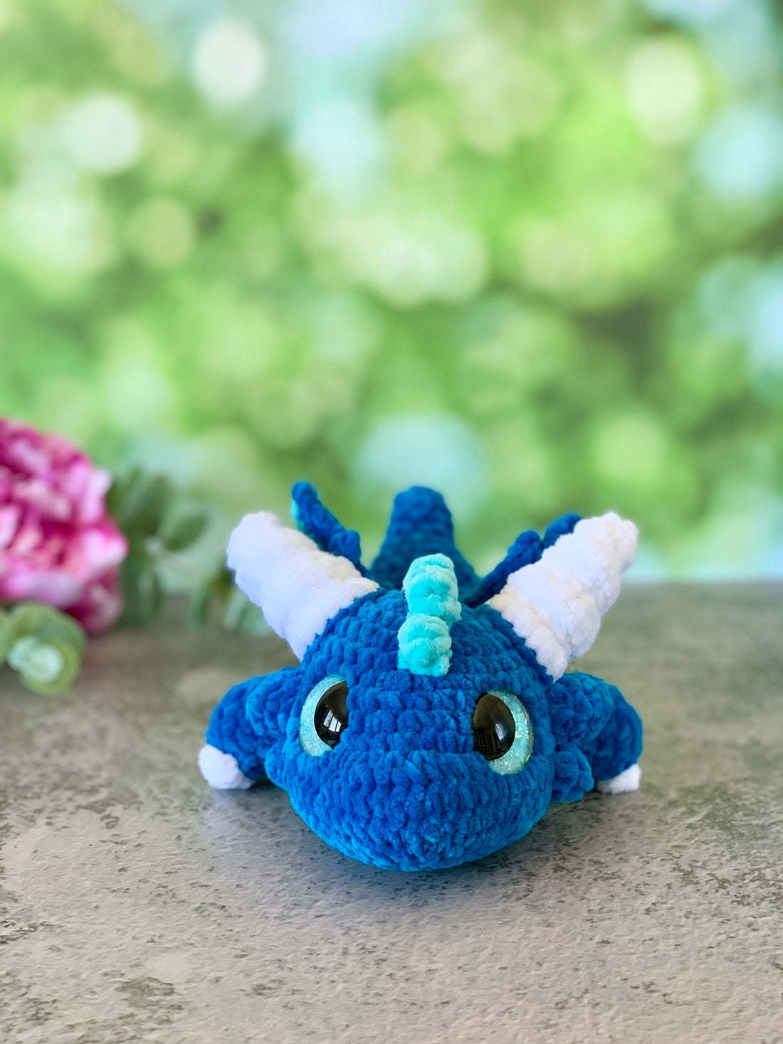 Peluche dragon (Devon) Les mailles calines