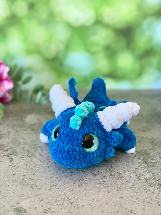 Peluche dragon (Devon) Les mailles calines