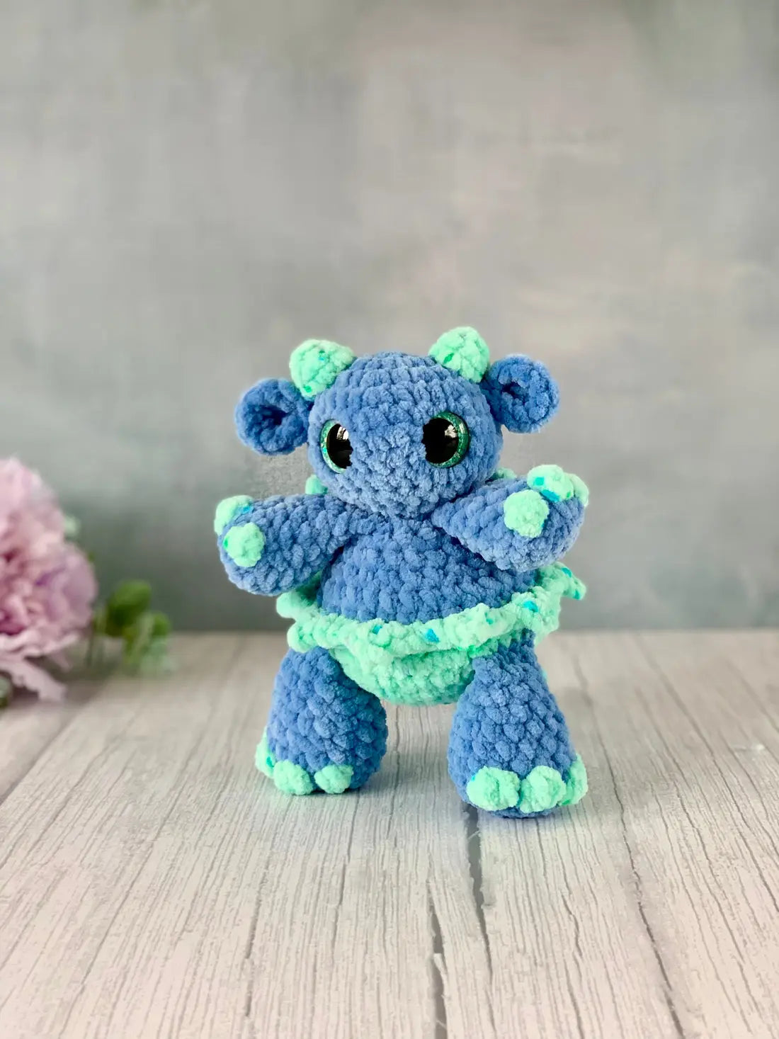 Peluche dragon oeuf Les mailles calines