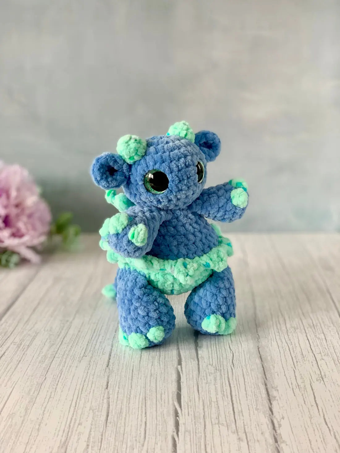Peluche dragon oeuf Les mailles calines