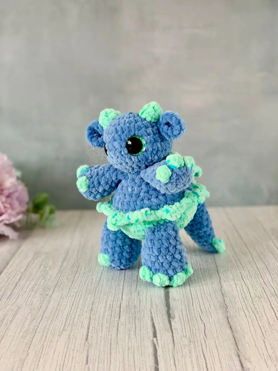 Peluche dragon oeuf Les mailles calines