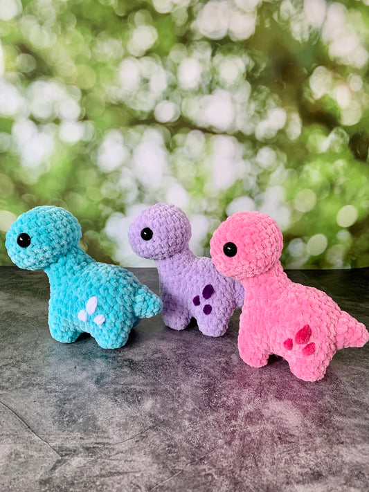 Peluche mini brontosaure Les mailles calines