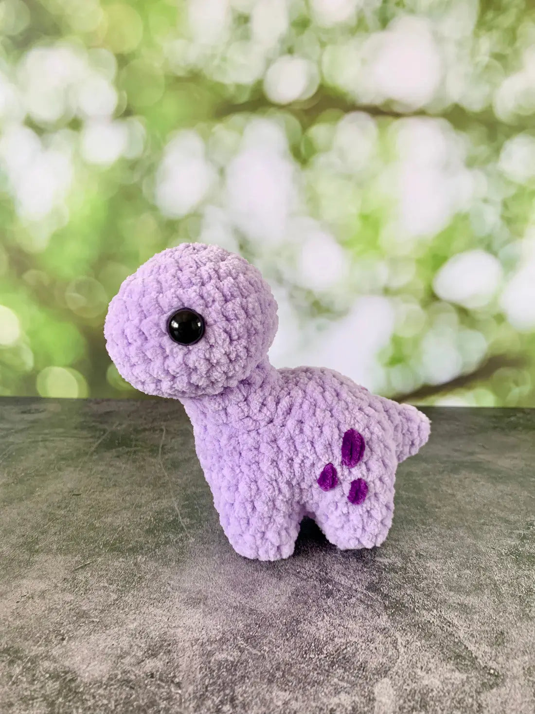 Peluche mini brontosaure Les mailles calines