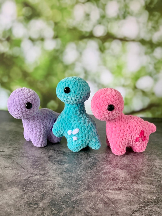 Peluche mini brontosaure Les mailles calines