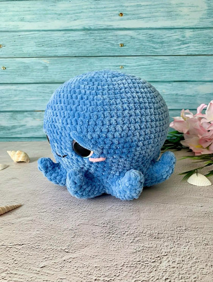 Peluche pieuvre (Ollie) Les mailles calines