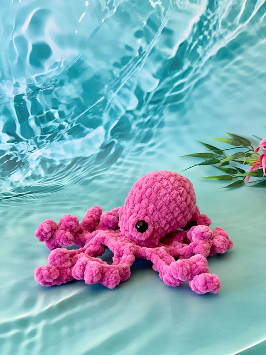 Peluche pieuvre Les mailles calines