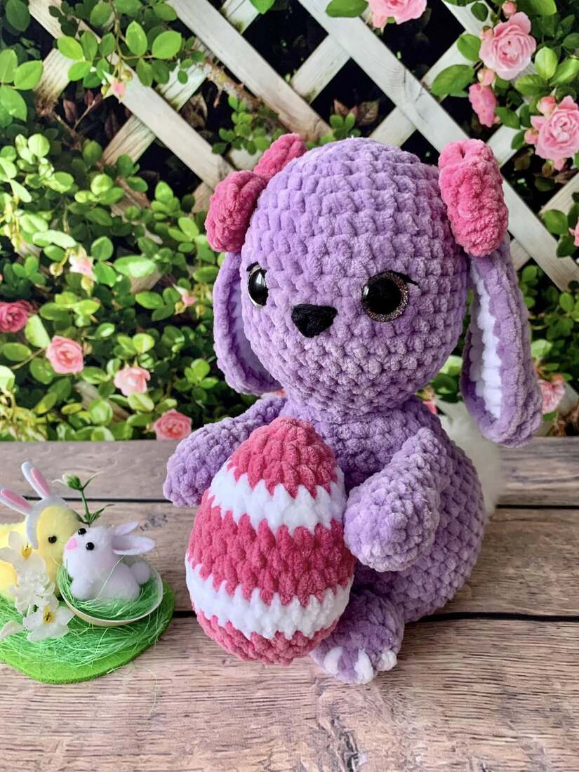 Lapin de Pâques - Lily Les mailles calines