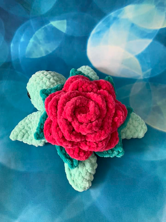 Tortue rose Les mailles calines