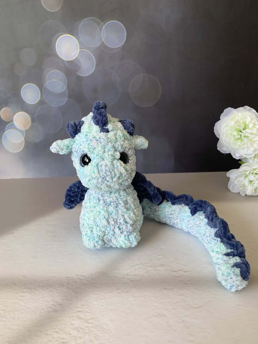 Bébé dragon - Limey - Les Mailles Calines