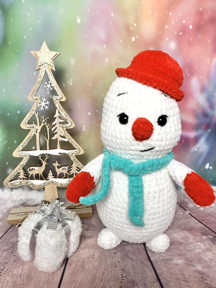 Bonhomme de neige Les mailles calines