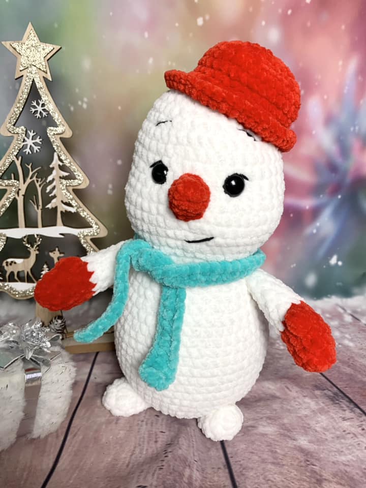 Bonhomme de neige Les mailles calines