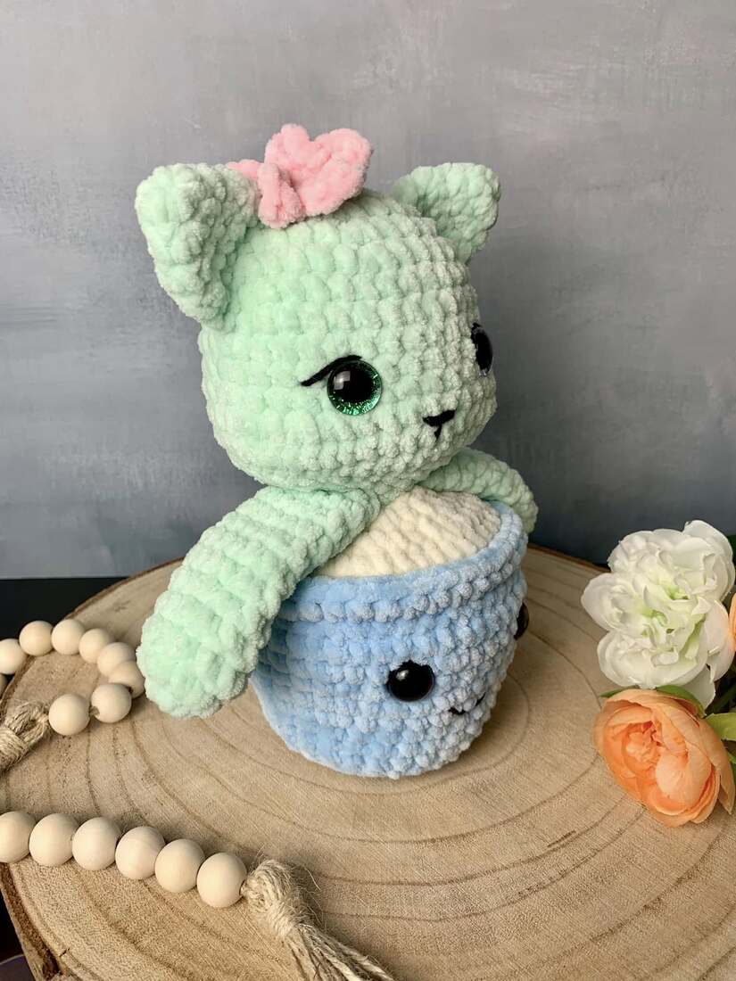 Chat cactus Les mailles calines