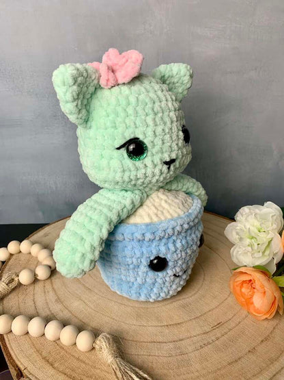 Chat cactus Les mailles calines