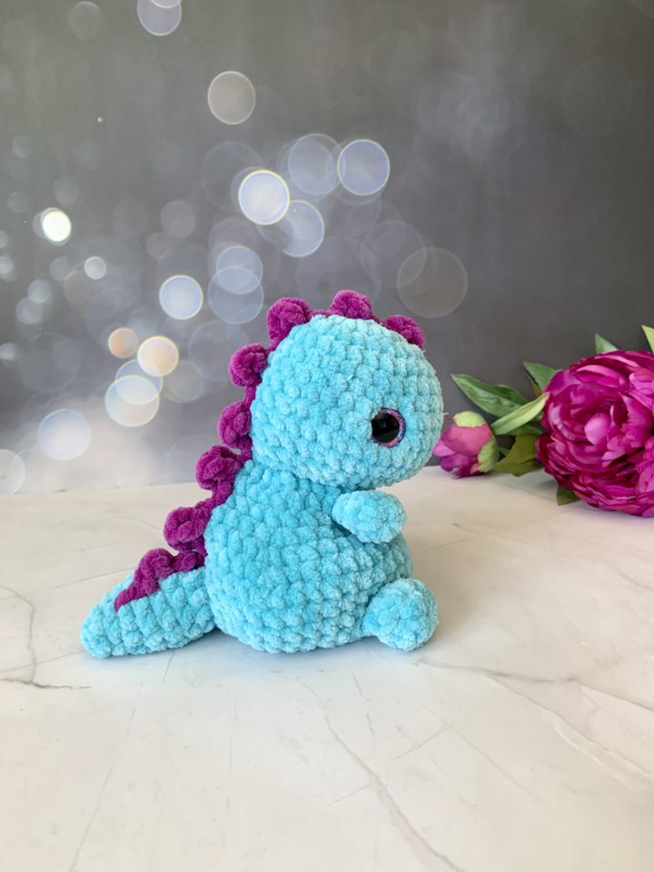 Dinosaure moelleux Les mailles calines